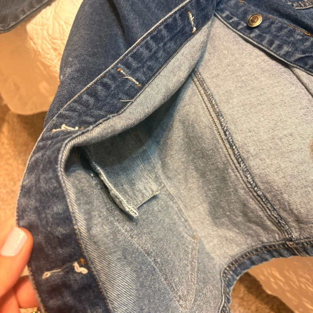 Vintage Haik’s Denim Barn Jacket with Star Button Detail - Picture 7 of 9